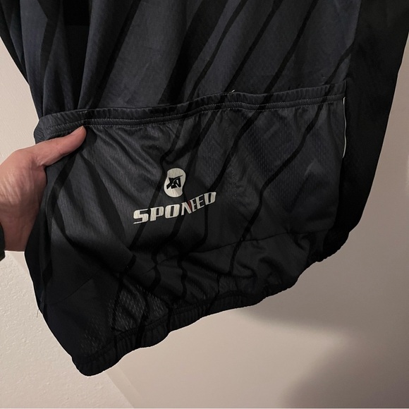 Sponeed Full Zip Cycling Jersey w Pockets Extra Large - Picture 9 of 14